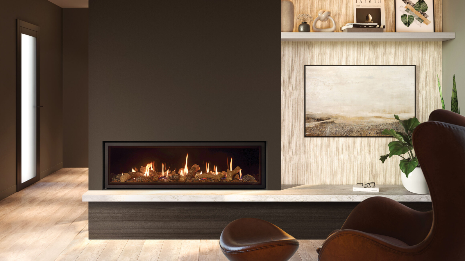Inset gas fires and stoves